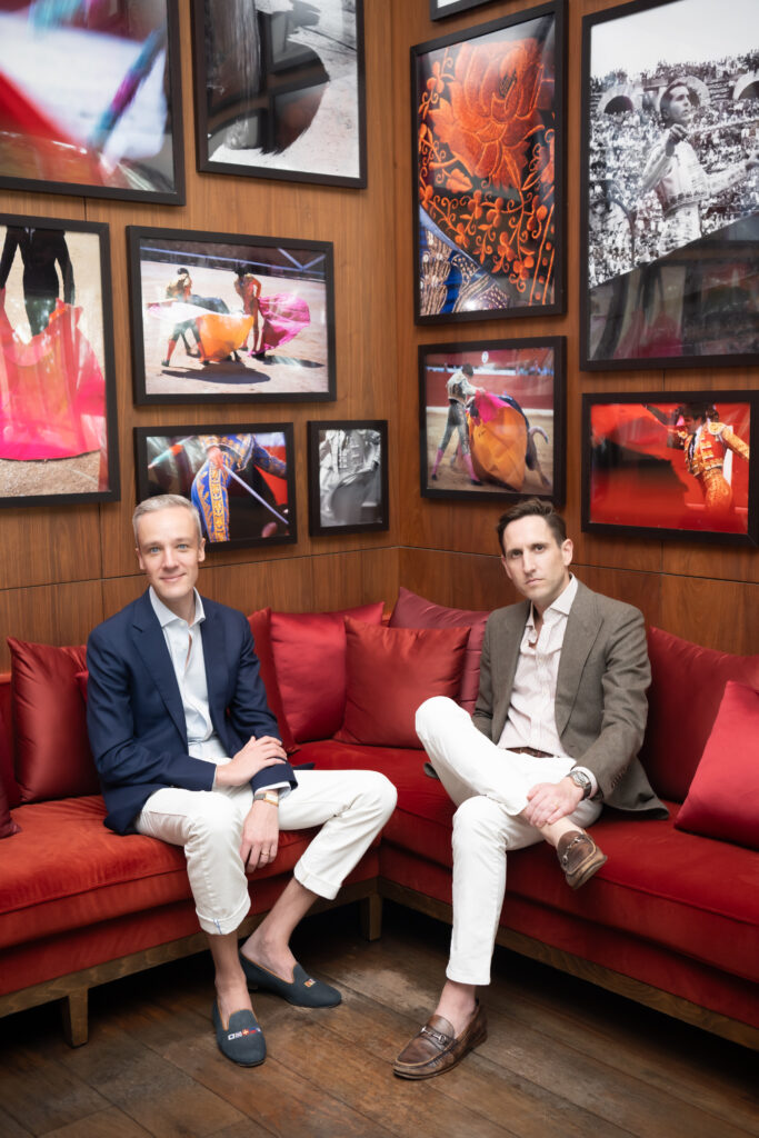 Sophisticated men posing at Miami Edition 